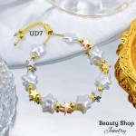 pulsera perla con figura oro chino pulsera perla con figura oro chino