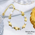 pulsera perla con figura oro chino pulsera perla con figura oro chino