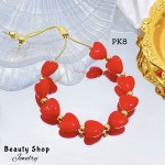 pulsera perla con balin ajustable oro chino pulsera perla con balin ajustable oro chino