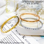 pulsera numero romano acero inoxidable 19.50&