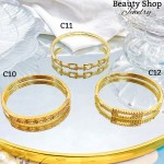 Pulsera lujo baño oro 18k (&20)