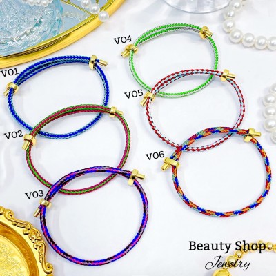 pulsera cordon trenzado 9&