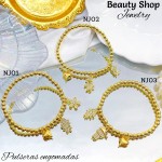 pulsera balin con dijes engomada (&14)