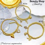 pulsera balin con dijes engomada (&14)