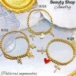 pulsera balin con dijes engomada (&14)