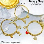 pulsera balin con dijes engomada (&14)