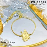 #3 Pulsera ajustable oro chino (57 modelos) (9.50&)）