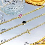 Pulsera elegante con Piedra Oro Chino 15&