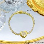 Pulsera elegante con Piedra Oro Chino 15&