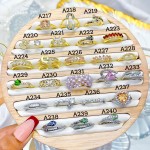 #A anillo ajustable oro chino &8.5