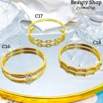 Pulsera lujo baño oro 18k (&20)