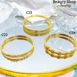 Pulsera lujo baño oro 18k (&20)