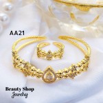 #A juego pulsera con anillo oro chino 18k 32&