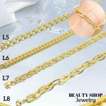 #L Pulsera sin dije  oro chino 8& #L Pulsera sin dije  oro chino 8&