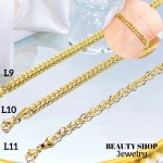 #L Pulsera sin dije  oro chino 8& #L Pulsera sin dije  oro chino 8&