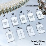 Cadena scapulario solo dije 1.85 con cadena ajustable 2.70$（(con cadena sencilla12.50&con cadena ajustable14&）