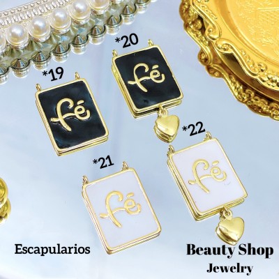 Cadena scapulario solo dije 1.85 con cadena ajustable 2.70$（(con cadena sencilla12.50&con cadena ajustable14&）