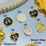 Cadena scapulario solo dije 1.85 con cadena ajustable 2.70$（(con cadena sencilla12.50&con cadena ajustable14&）