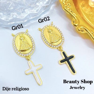 #gr dije religion con cadena ajustable 3$ (14&sencilla 16&ajustable)