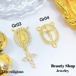 #gr dije religion con cadena ajustable 3$ (14&sencilla 16&ajustable)