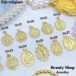 #Gv cadena religiosa (12.50&con cadena) con cadena ajustable 2.70$