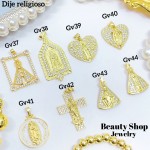 #Gv cadena religiosa (12.50&con cadena) con cadena ajustable 2.70$
