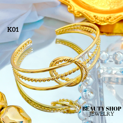 pulsera rigida oro chino