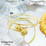 pulsera de lujo bano 18k 15&