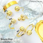 pulsera de lujo bano 18k 15&