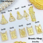 #Gv cadena religiosa (12.50&con cadena) con cadena ajustable 2.70$