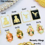#Gv cadena religiosa (12.50&con cadena) con cadena ajustable 2.70$