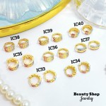 #I argolla catier oro chino 18k （&6）