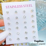 Paquete topito piedra corazon-estrella  （&25）
