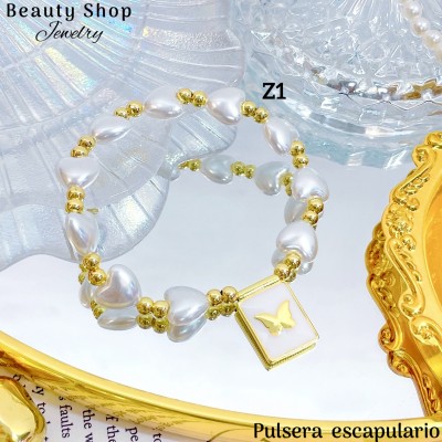 Pulsera con dije de escapulario