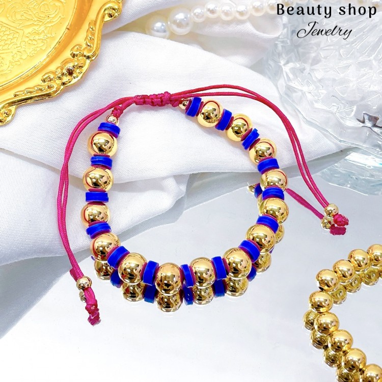 pulsera color ajustable de hilo 9.50& pulsera color ajustable de hilo 9.50&