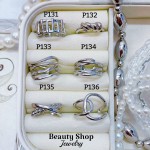 #p Anillos ajustable Baño oro 18 k  (&7)
