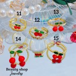 Anillo cereza oro chino 18k （&6）