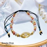 Pulsera con tije 2tono balín (&11.5）