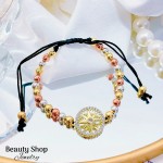 Pulsera con tije 2tono balín (&11.5）
