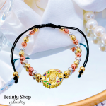 Pulsera con tije 2tono balín (&11.5）