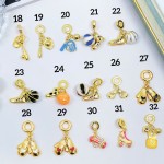 Charm Pandora solo dije 2$ (9&) con cadena 2.70$(con cadena sencilla12.50&con cadena ajustable14&