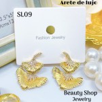 #SL aretes de lujo con pedrería  （&17.5）
