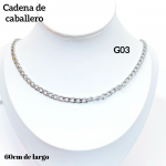 #G3 G9 cadena de caballero en acero （&7）