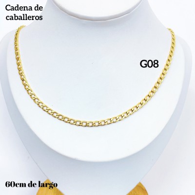 #G2 G8 cadena de caballero en acero （&6）