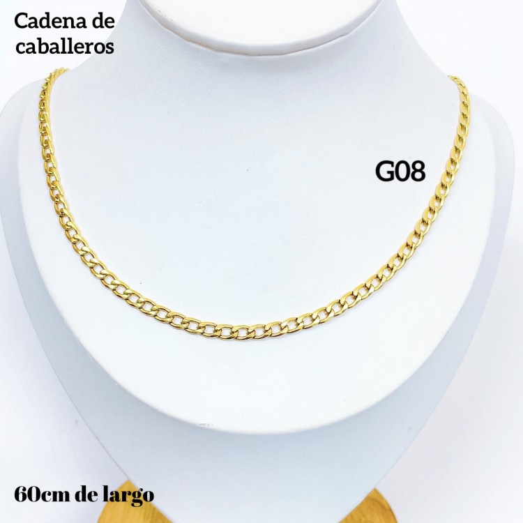 #G2 G8 cadena de caballero en acero （&6）