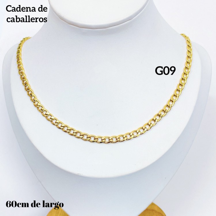 #G3 G9 cadena de caballero en acero （&7）