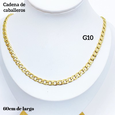 #G4 G10 cadena de caballero en acero  （&8）