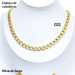 #G05 G11 cadena de caballero en acero （&9）
