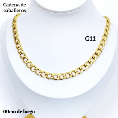 #G05 G11 cadena de caballero en acero （&9）