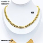 #H5 cadena de caballero en acero （&12）